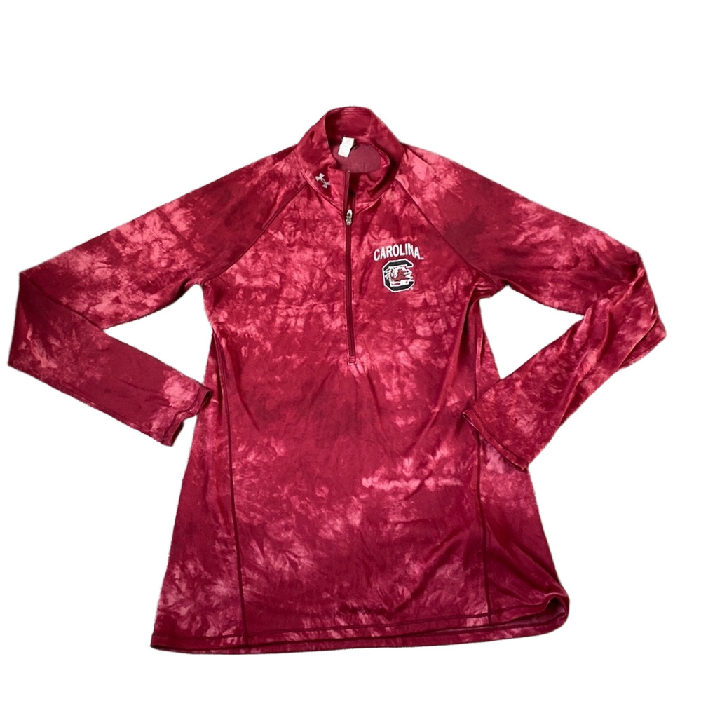 Under Armour South Carolina Gamecocks Tie Dye Quarter Zip Pullover SIZE M